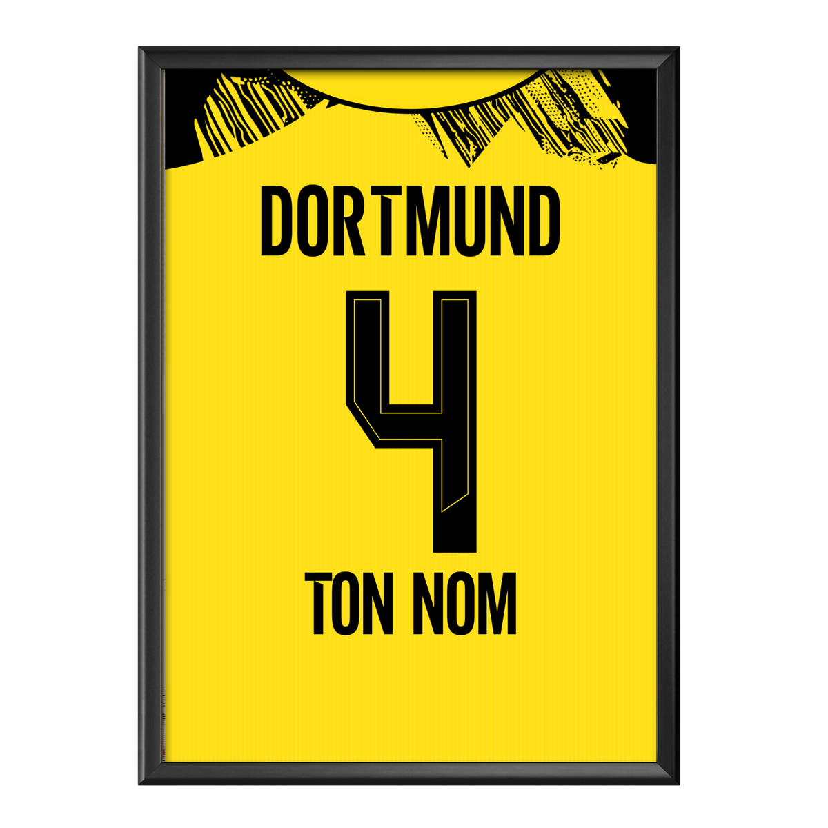 Cadre maillot BVB Dortmund 2025/2026