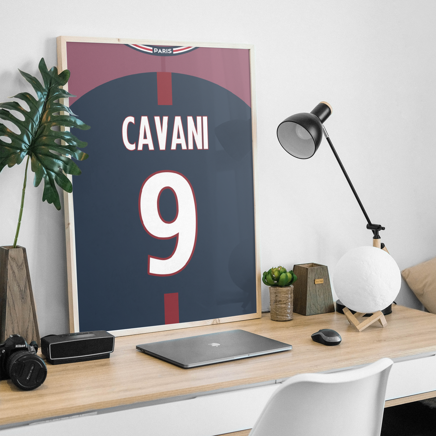 Cadre maillot Cavani Paris - Saison 2017/18