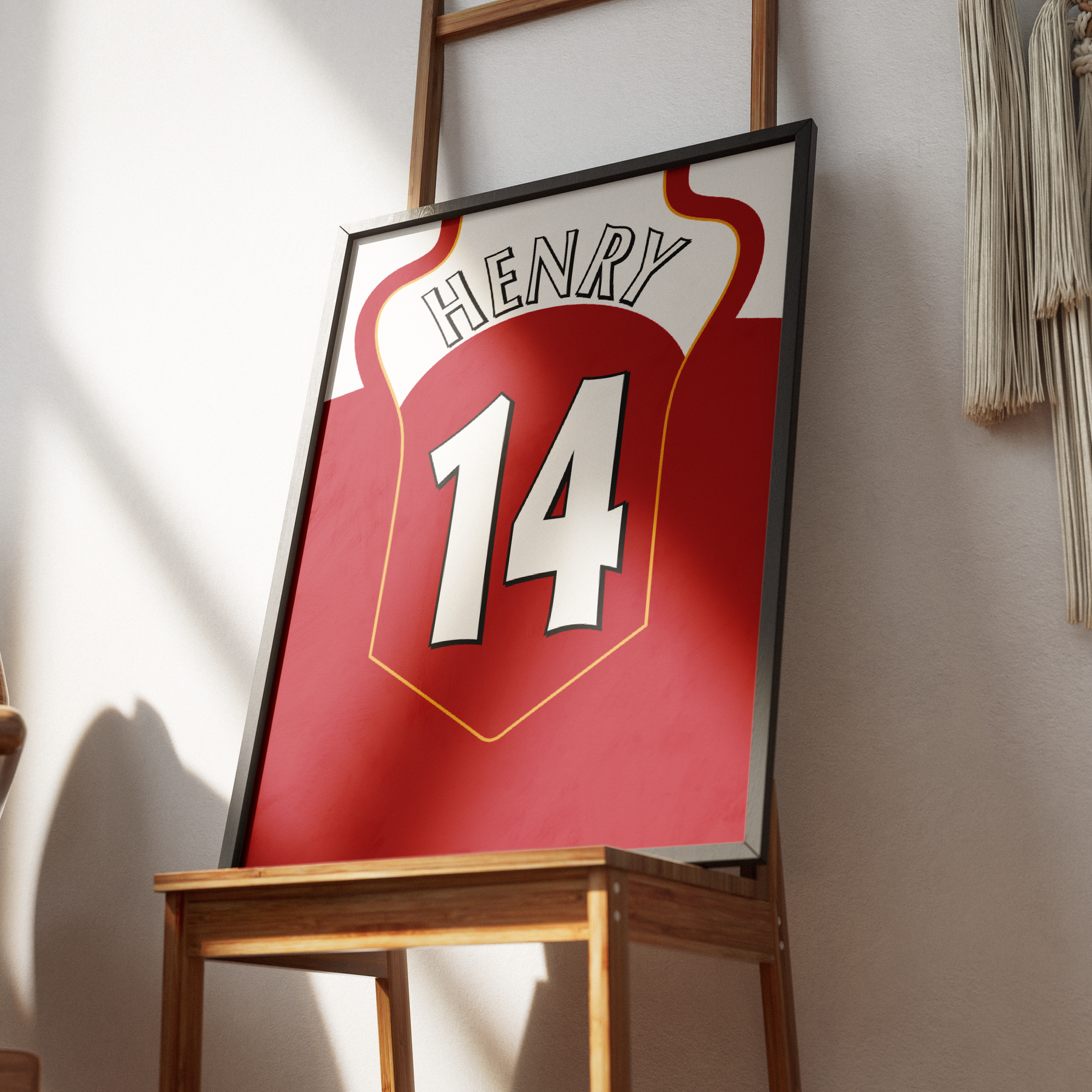 Cadre maillot Thierry Henry - Arsenal 2004/2005