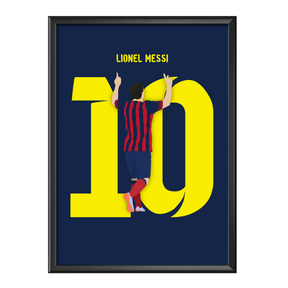 Cadre Icône Lionel Messi 2014