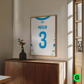 Cadre maillot Marseille 2024/25