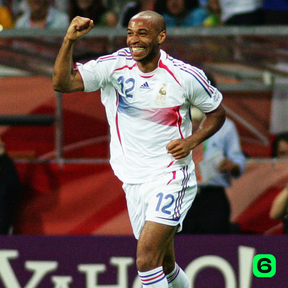 Cadre maillot Équipe de France 2006 Extérieur