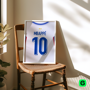Cadre maillot Équipe de France 2024 Extérieur