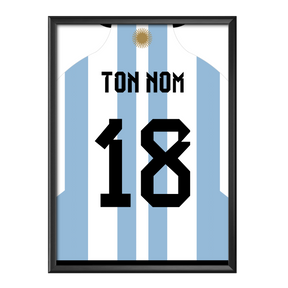 Poster maillot Argentine 2022