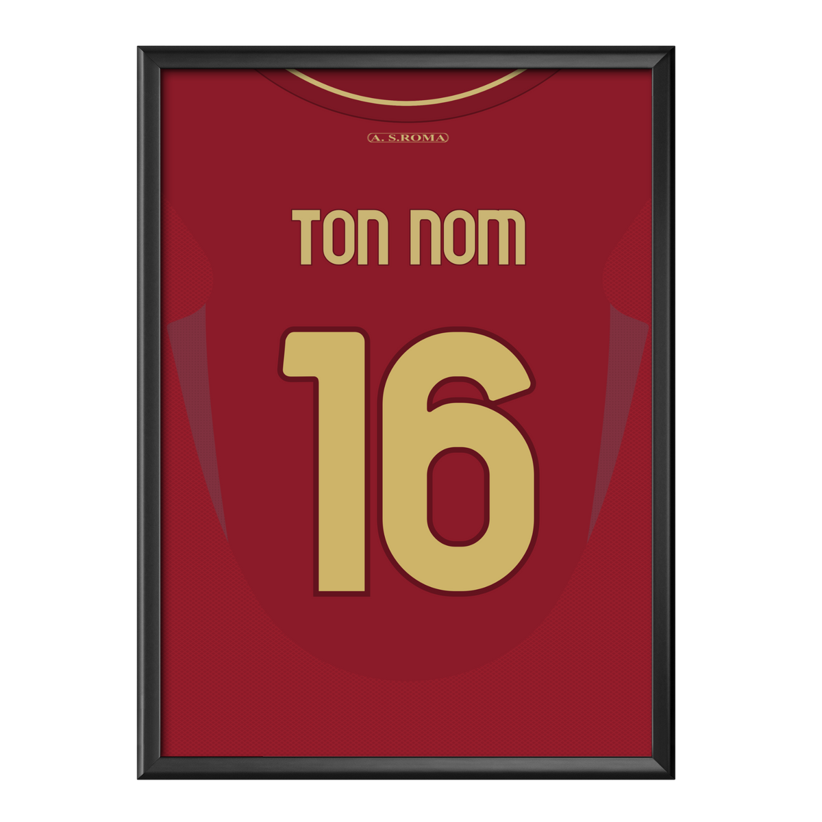 Poster maillot AS Roma 2024/25