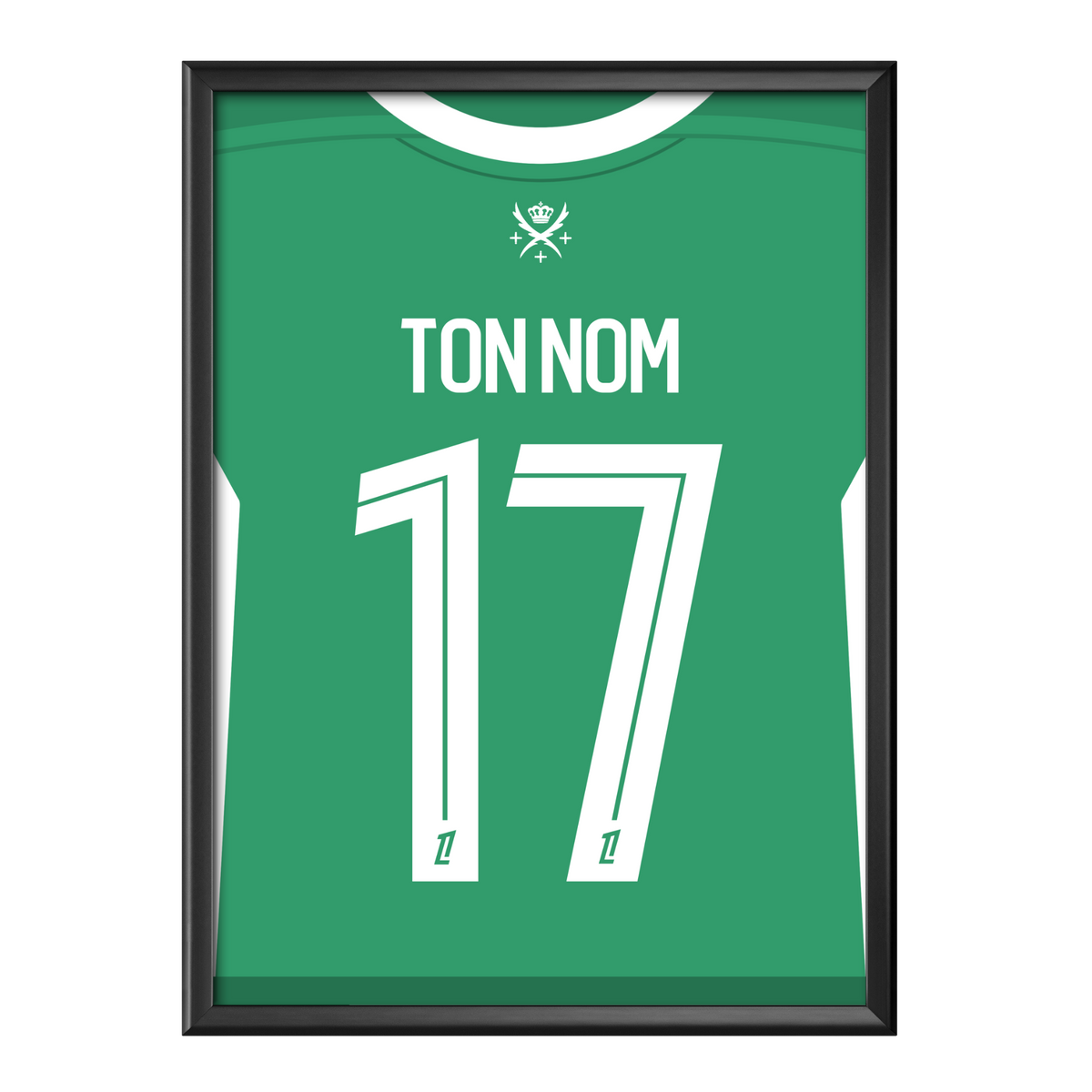 Poster Maillot AS Saint Étienne 2024/25