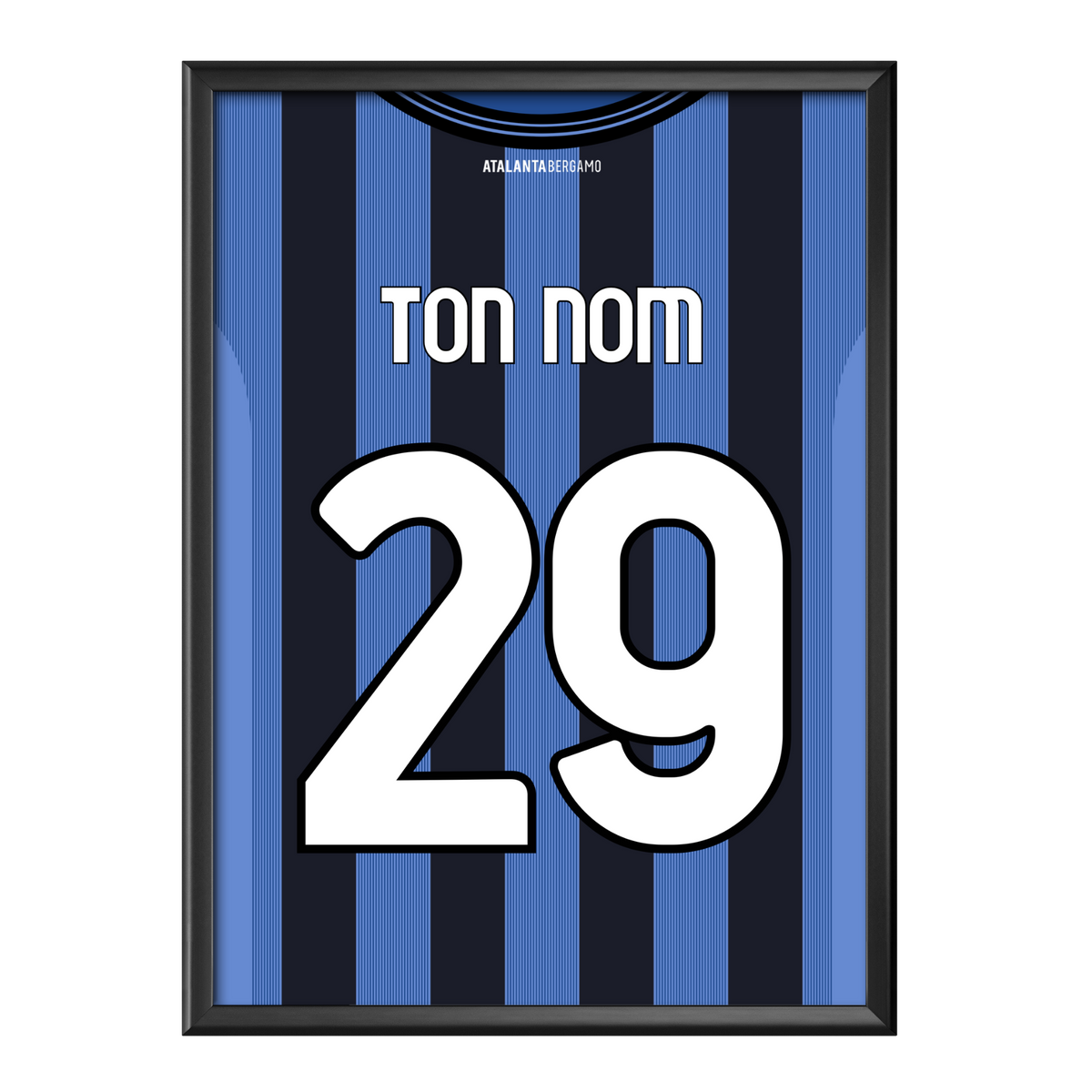 Poster maillot Atalanta Bergame 2024/25