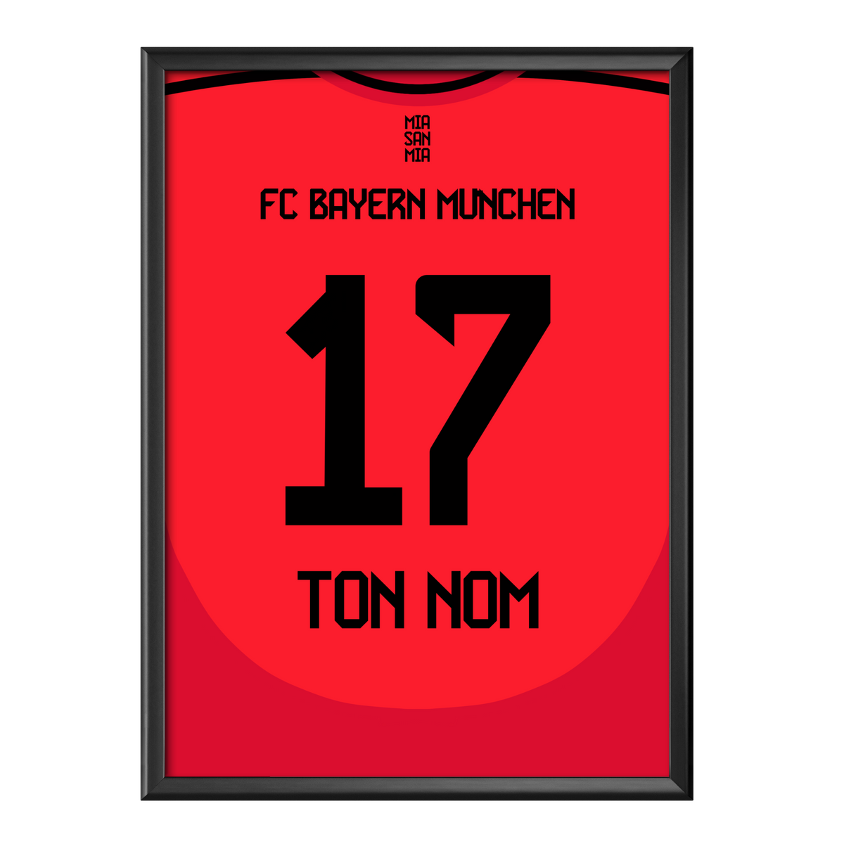 Poster maillot Bayern Munich 2024/25