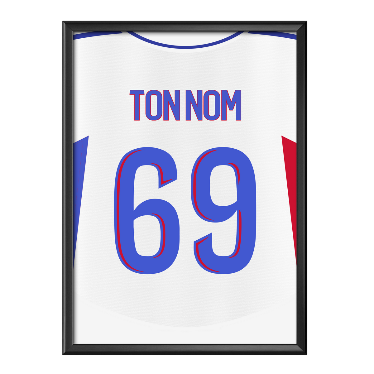 Poster Maillot Olympique Lyonnais 2024/25