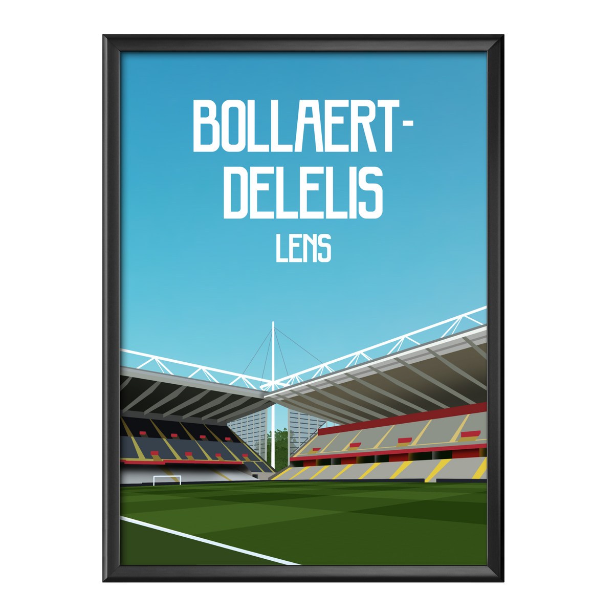 Poster stade Bollaert - Delelis