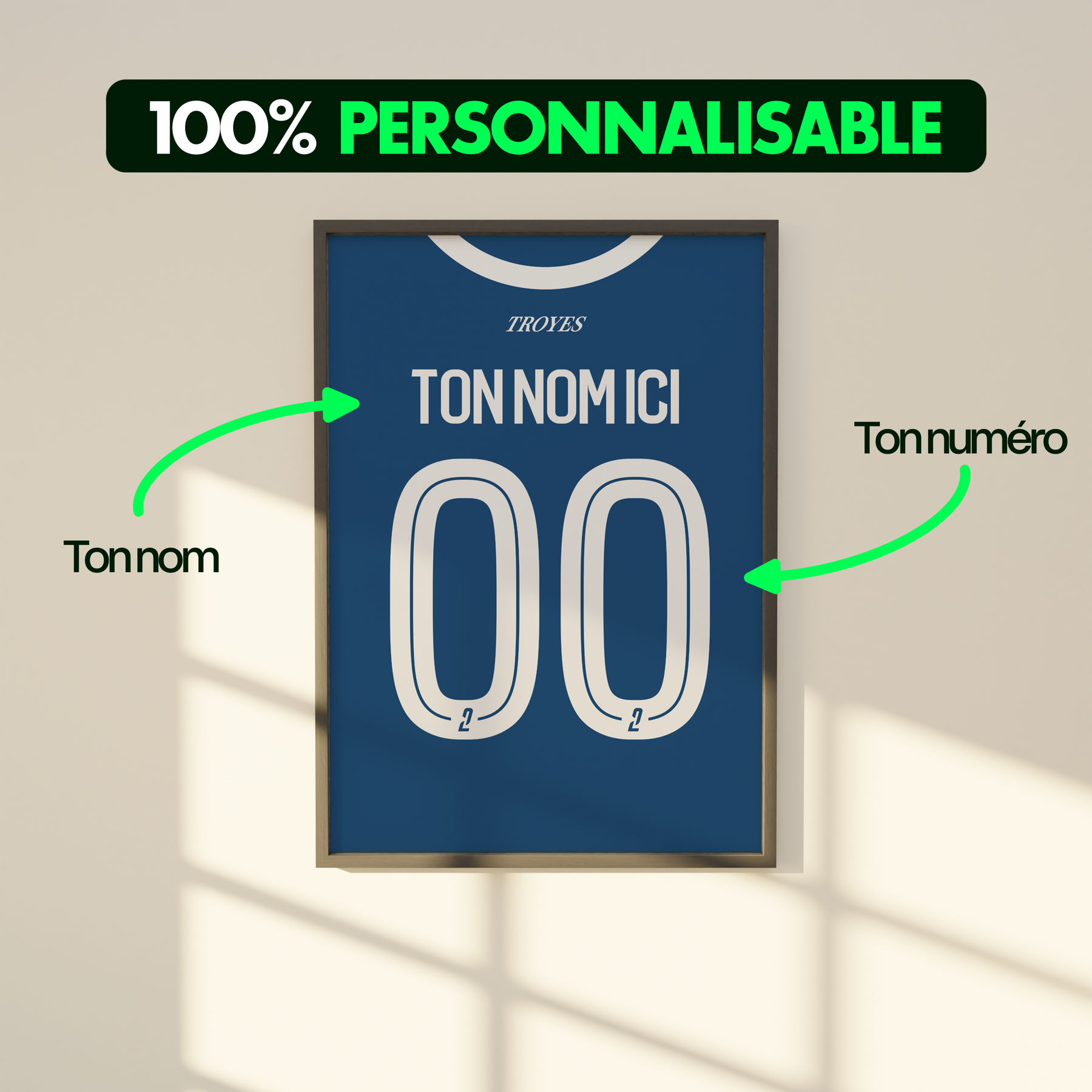 Cadre maillot Troyes 2025/2026