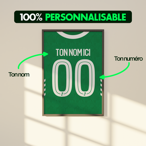 Cadre maillot Saint-Étienne 2025/2026