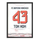 Cadre maillot Bayern Munich Extérieur 2025/2026