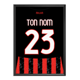 Cadre maillot AC Milan 2025/2026