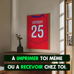 Cadre maillot Paris Third 2025/26