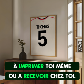 Cadre maillot Liverpool Extérieur 2025/2026