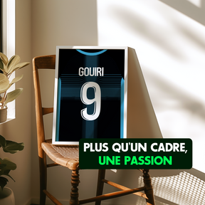 Cadre maillot Marseille Extérieur 2025/2026