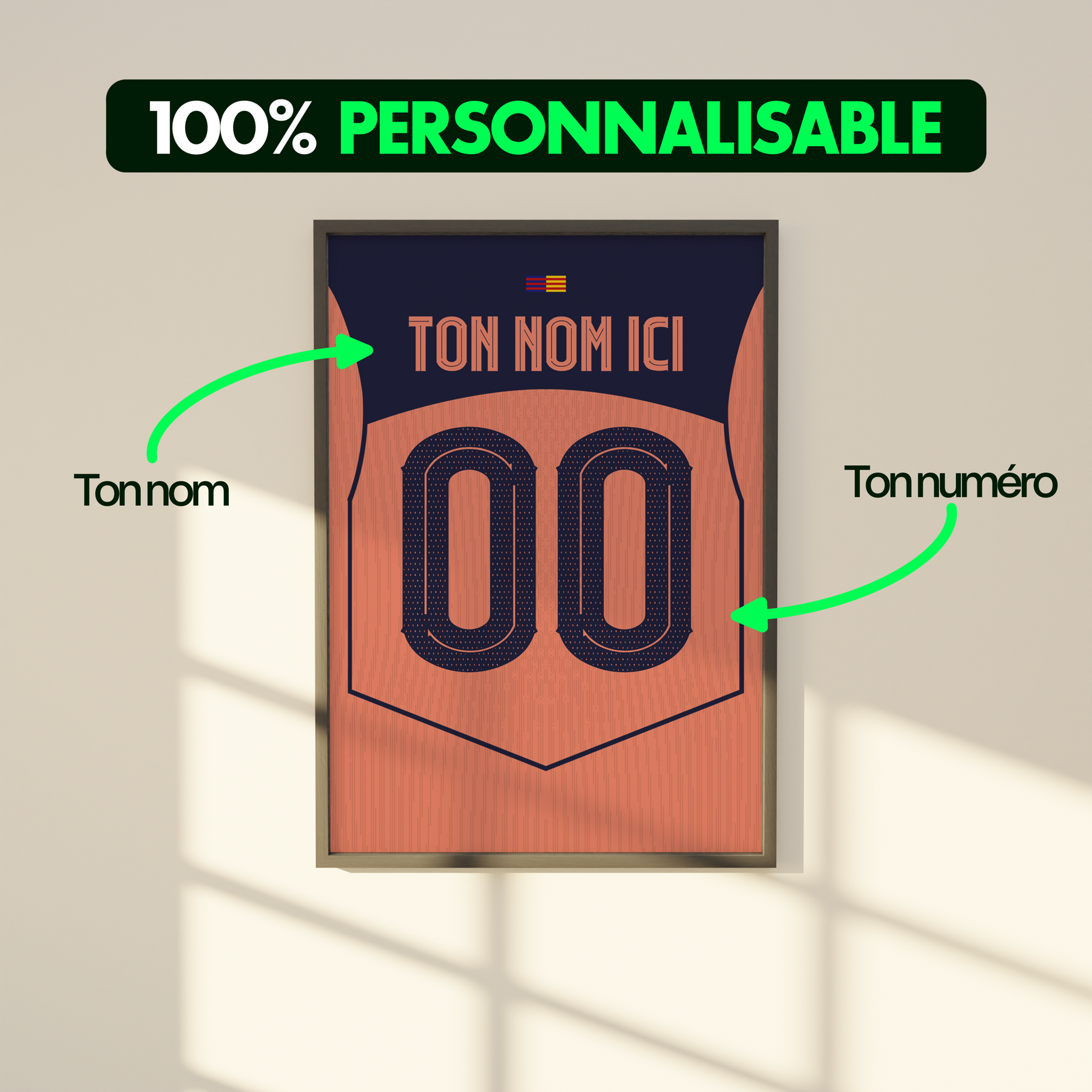 Cadre maillot FC Barcelone Third 2025/2026