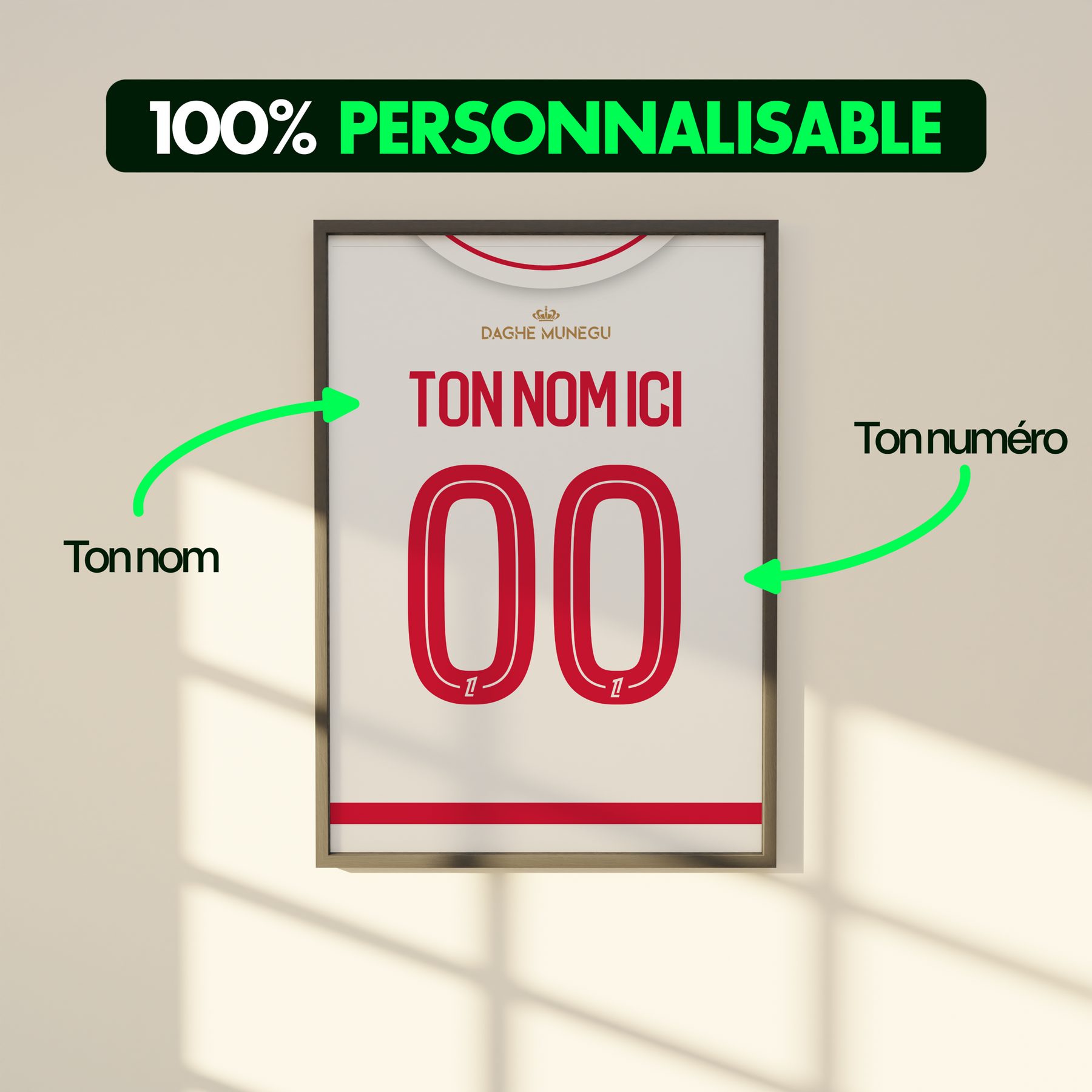 Cadre maillot Monaco 2025/2026