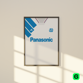 Cadre maillot Marseille 1992