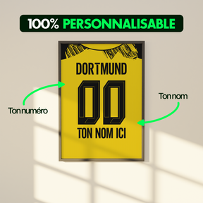 Cadre maillot BVB Dortmund 2025/2026