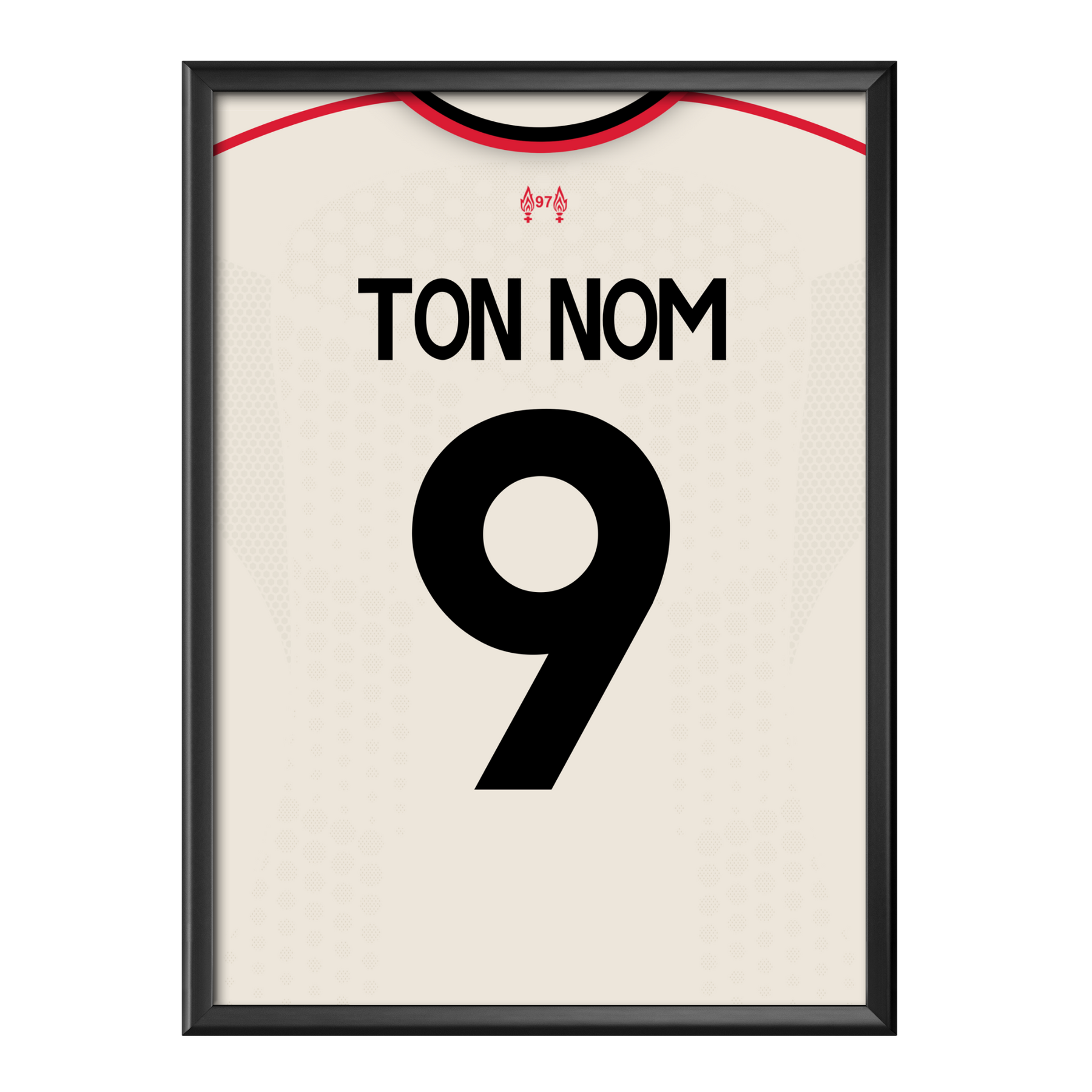 Cadre maillot Liverpool Extérieur 2025/2026