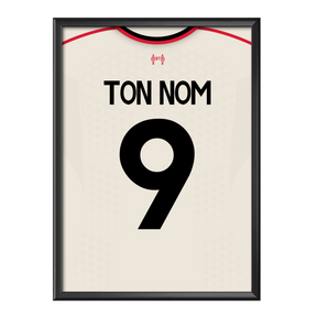 Cadre maillot Liverpool Extérieur 2025/2026