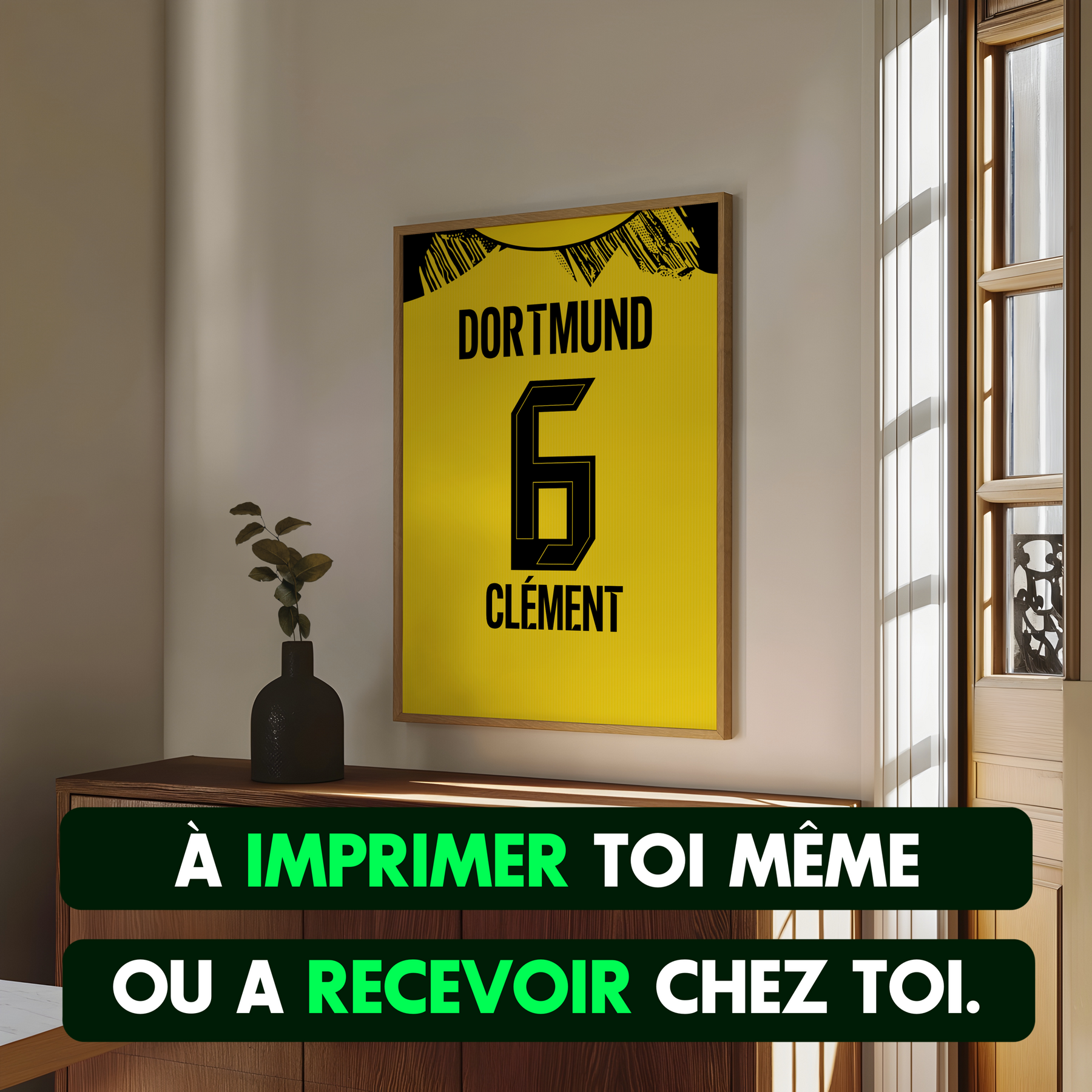 Cadre maillot BVB Dortmund 2025/2026