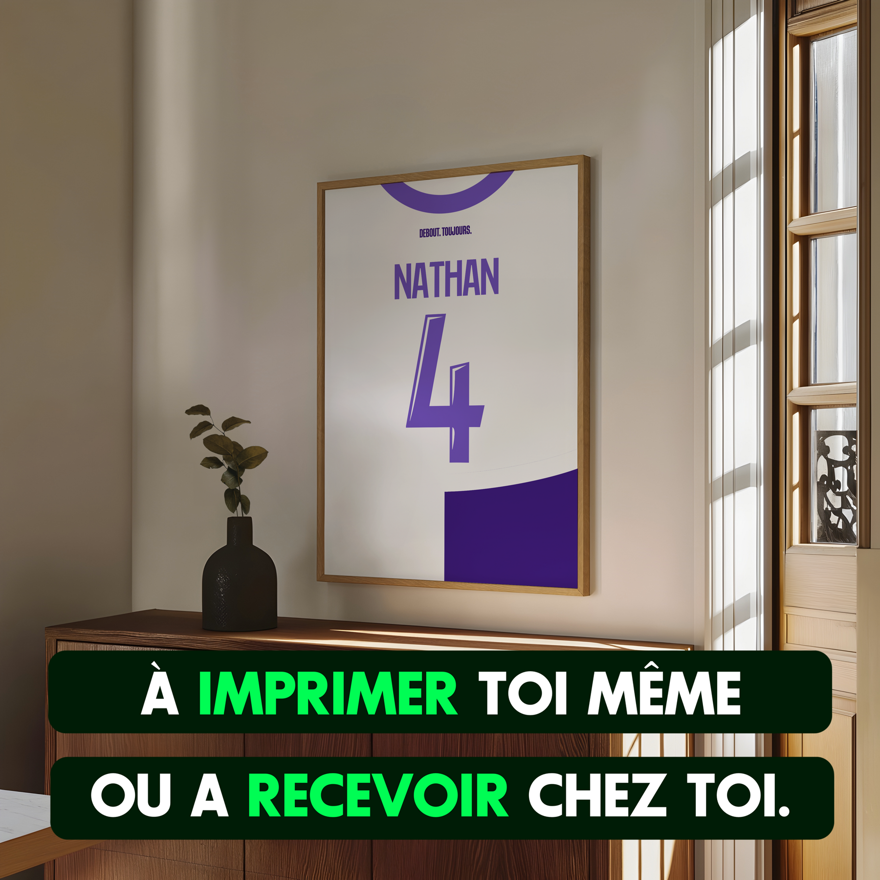 Cadre maillot Toulouse 2025/2026