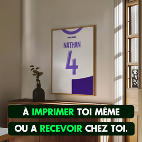 Cadre maillot Toulouse 2025/2026