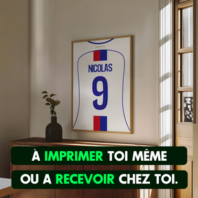 Cadre maillot Lyon 2025/2026