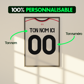 Cadre maillot Liverpool Extérieur 2025/2026