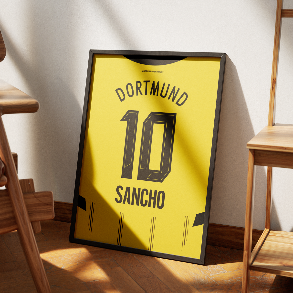 Poster maillot BVB Dortmund 2024/25